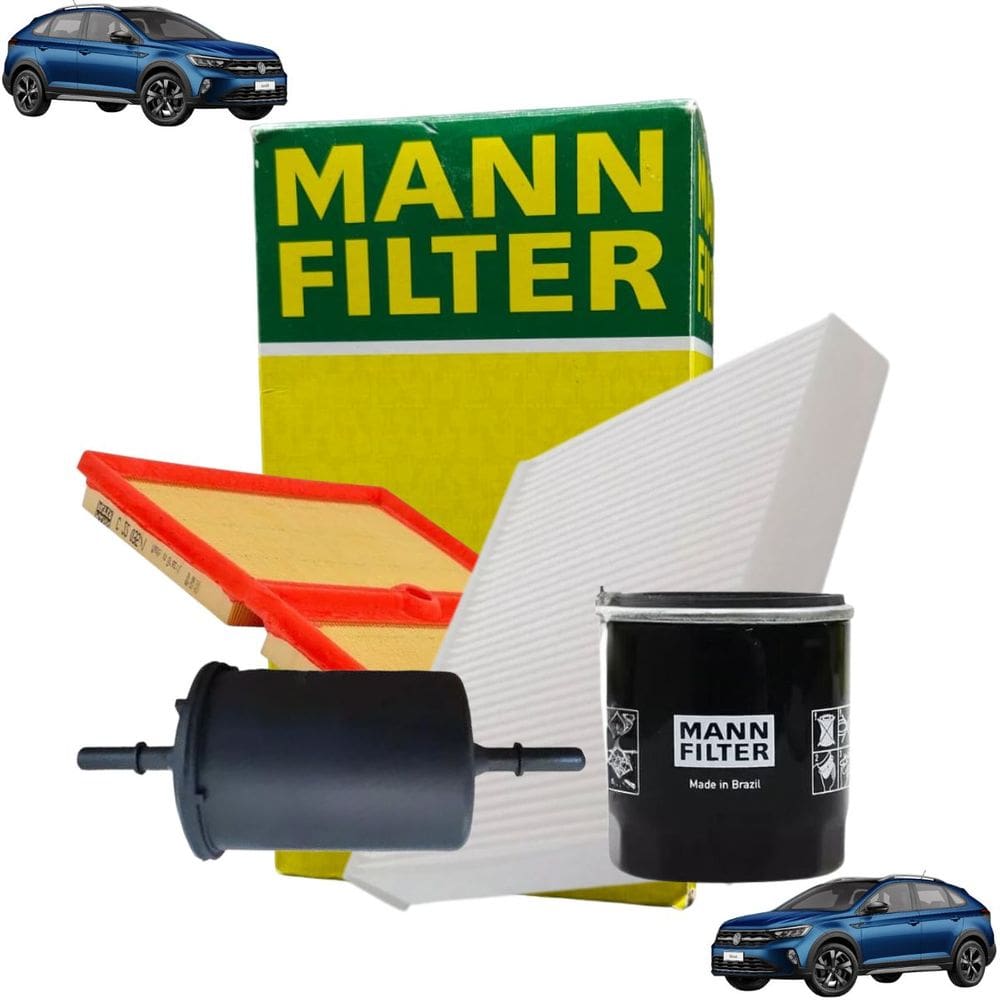 Sp 1 1075-4 - Kit Revisão Filtro Ar Cabine Combustível Óleo - Nivus 2020 A 2024 / T 2019 A 2024 - Mann Filter