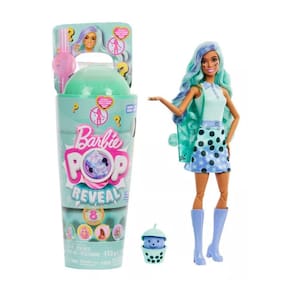 Barbie Pop Reveal Boneca Série Boba Chá Verde Mattel