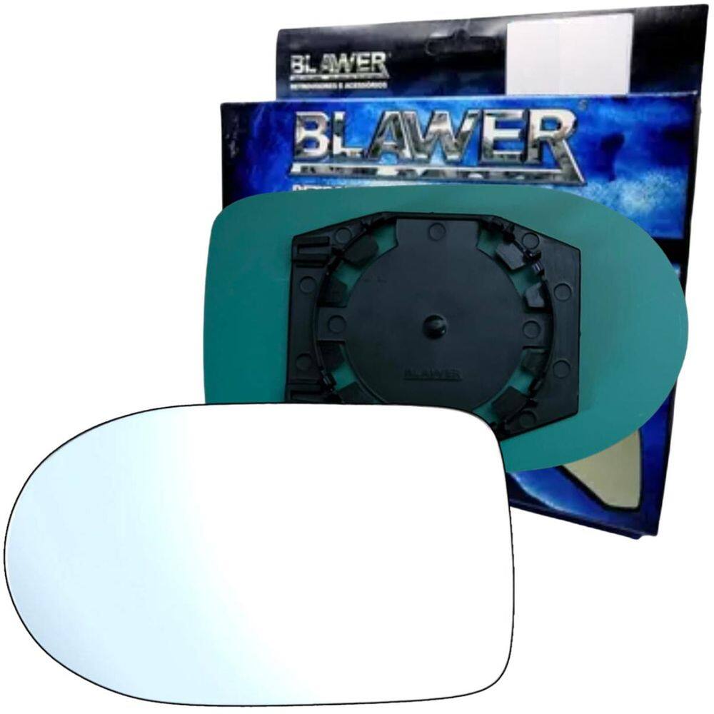 97129 - Vidro Espelho Retrovisor Lado Esquerdo Com Base Uno Economy 2011 a 2013 - Blawer