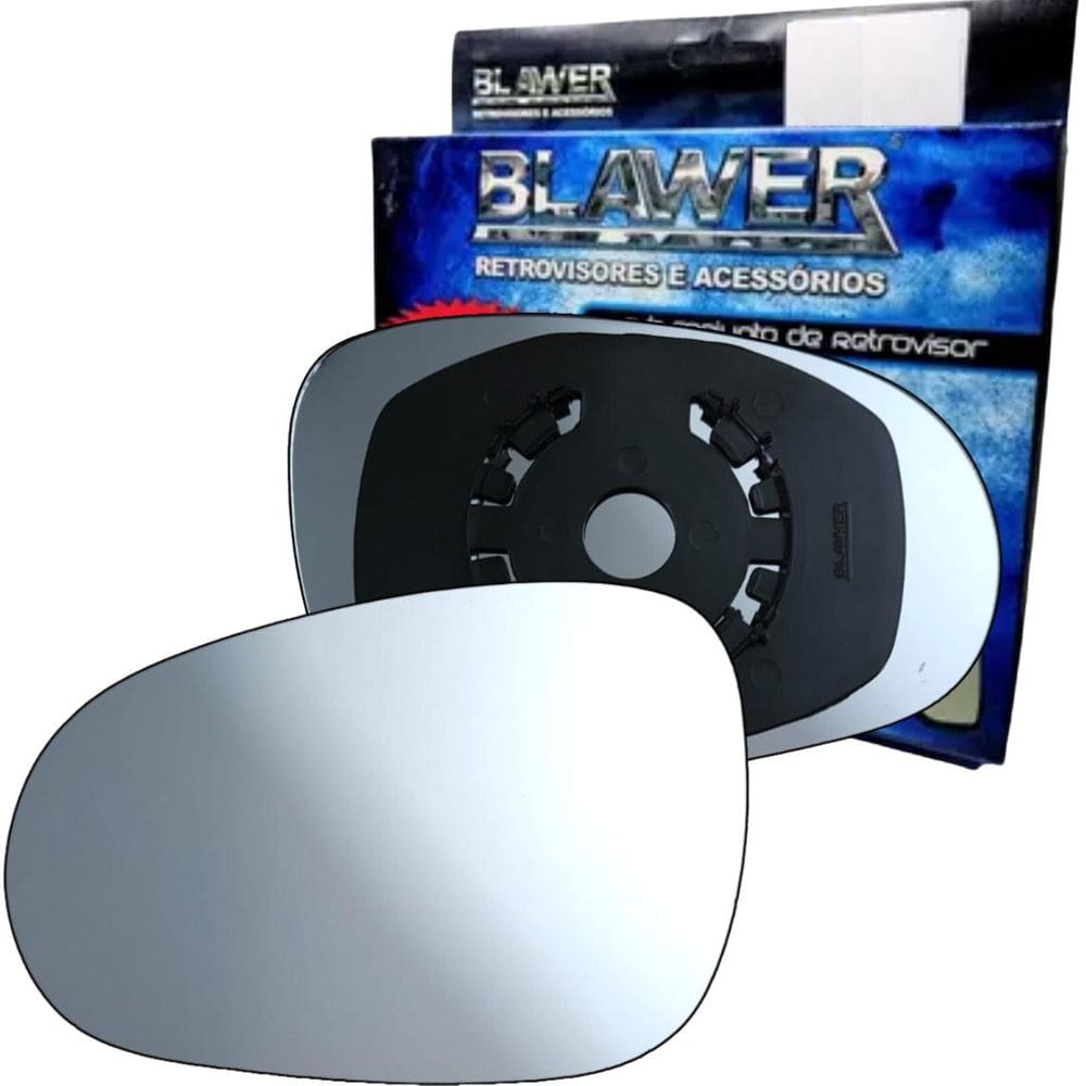 97135 - Vidro Espelho Retrovisor Lado Esquerdo Com Base Grand Siena 2012 a 2015 - Blawer