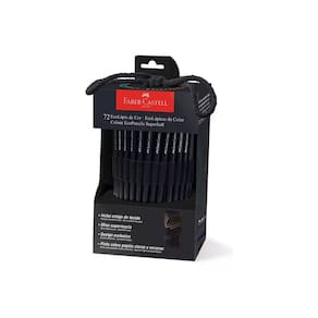 Lápis De Cor 72 Cores Faber Castell Supersoft Estojo Colour