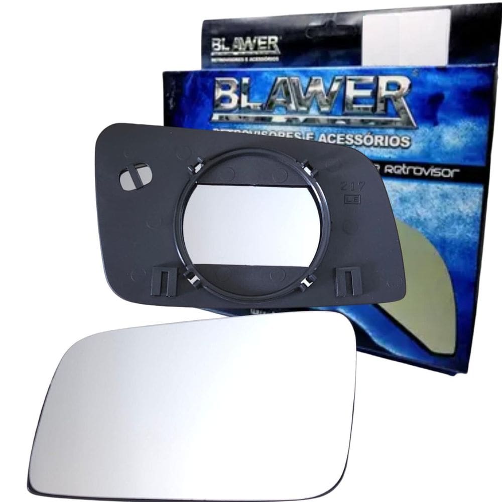 97221 - Vidro Espelho Retrovisor Lado Esquerdo Com Base Astra 2003 a 2009 - Blawer