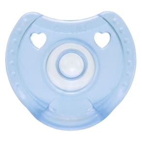 Chupeta Kuka Silicone Soft Comfort Tamanho 1 de 0 a 6 Meses Azul 1 Unidade