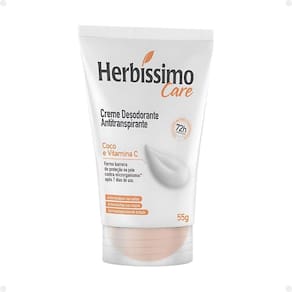 Creme Desodorante Herbíssimo Care Coco E Vitamina C 55G