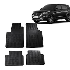 Tapete Borracha Hyundai Creta 2017 Em Diante 4 Peças Preto