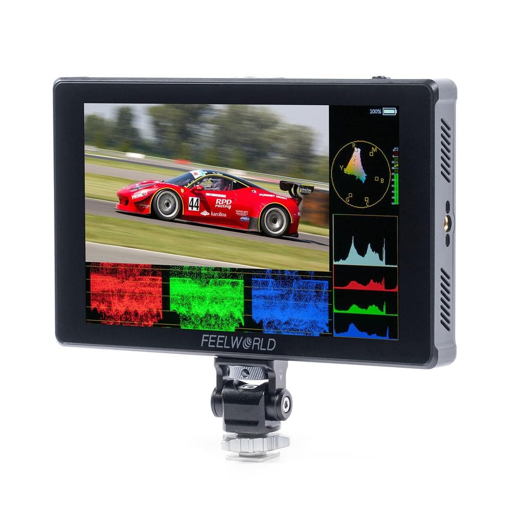 Monitor de campo da câmera FEELWORLD F7 Plus 7” 1200nit Touch