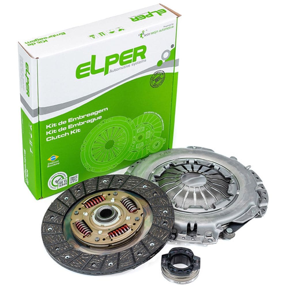 Kit De Embreagem Escort 1.8 8V 1993 A 1996 / Escort 2.0 8V 1993 A 1996 / Inca 1.6 8V 1998 A 2003 / Logus 1.8 8V 1992 A 1996 - Elper 80270