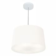 Lustre Pendente Cone Vivare Md-4247 Cúpula em Tecido 30/45x40cm - Bivolt