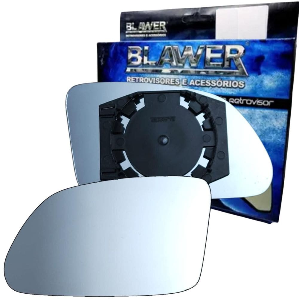 97019 - Vidro Espelho Retrovisor Lado Esquerdo Com Base Golf 2008 A 2012 - Blawer