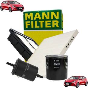 Sp 1 1068-4 - Kit Revisão Filtro Ar Cabine Combustível Óleo - Hb20 2012 A 2022 / Hb20 S 2013 A 2019 - Mann Filter