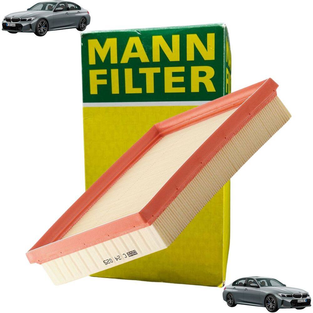 C 24 025 - Filtro De Ar - Serie 1 2011 A 2016 / Serie 3 2011 A 2024 / Serie 4 2014 A 2016 - Mann Filter