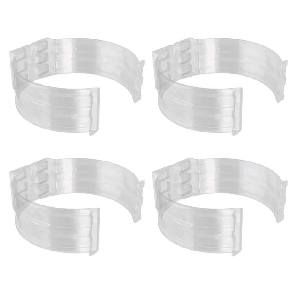 Kit 4 Abraçadeira Impacto Para Cano Tubo 50Mm 2`` Incolor