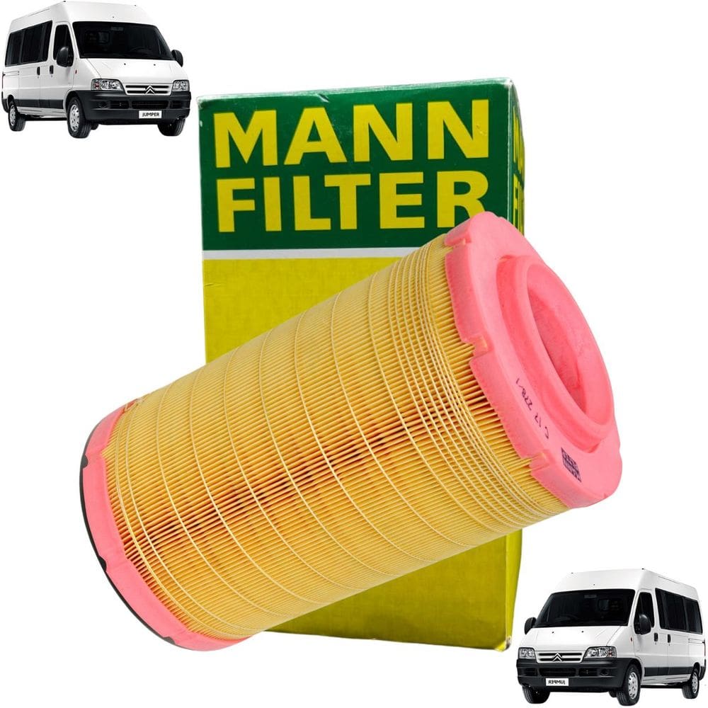 C 17 278/1 - Filtro De Ar - Jumper 2000 A 2017 / Ducato 1999 A 2012 / Boxer 1999 A 2009 - Mann Filter