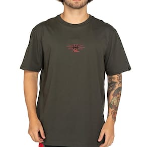 Camiseta Quiksilver Mercury Tribe W25 Masculina Cinza Escuro