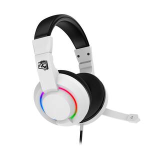 Headset Gamer Alcor LED RGB ELG Branca HGAL