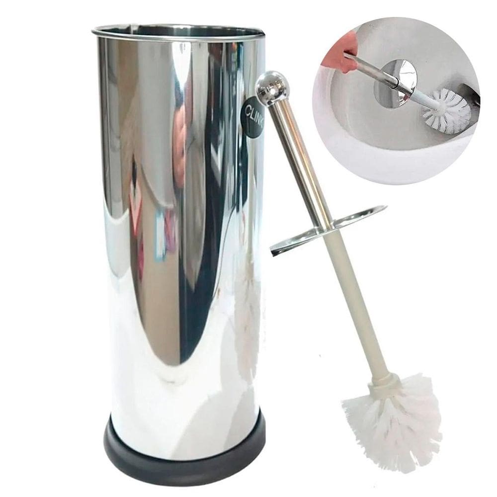 Escova Inox Sanitária Banheiro Higienização Antiderrapante