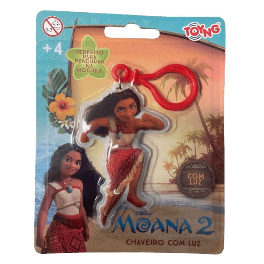 Chaveiro 2D com luz Moana - Moana TOYNG