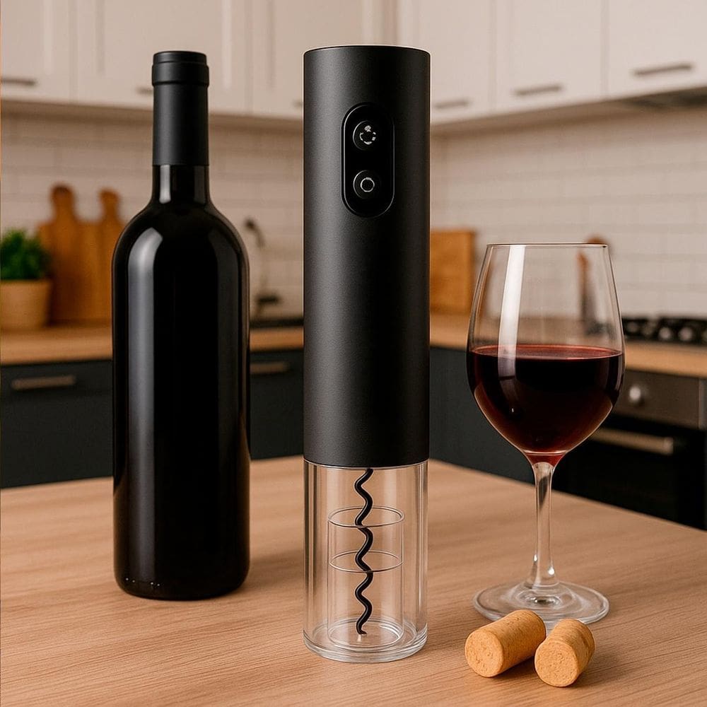 Abridor De Vinho Elétrico Moderno Para Rolhas Rígidas