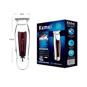 Máquina Kemei Recarregável Bivolt Ideal Para Barba