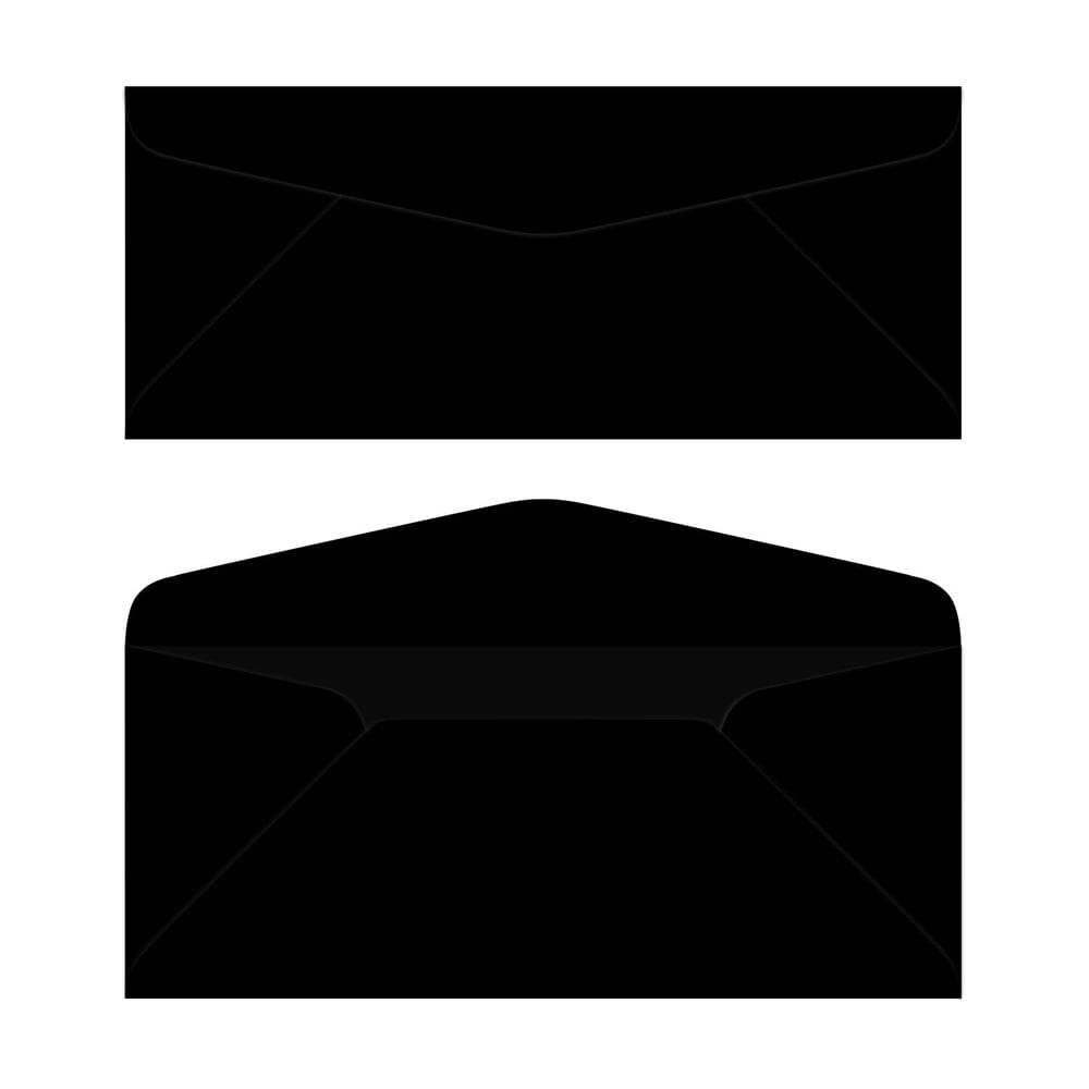 Envelopes para correspondência S Superfine Printing Black #10 90gsm, pacote com 50