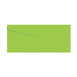 Envelopes S, impressão superfina, verde limão #10 4,125 x 9,5, pacote com 50