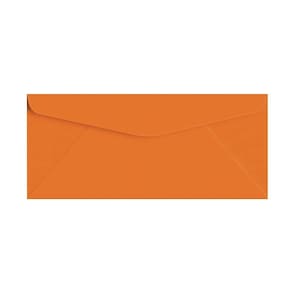 Envelopes S Superfine Printing Orange #10 4,125 x 9,5 polegadas, pacote com 50
