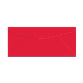 Envelopes S Superfine Printing Red #10 4,125 x 9,5 polegadas, pacote com 50