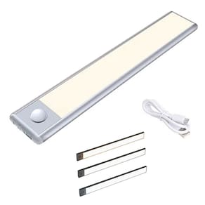 Luminaria LED 3 Tons Sensor Movimento Presença 3 Modos Bateria Recarregavel USB Iluminaçao Casa Sala Quarto Armario Corredor