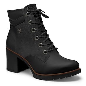 Coturno Couro Dakota D0391 Feminino - Preto
