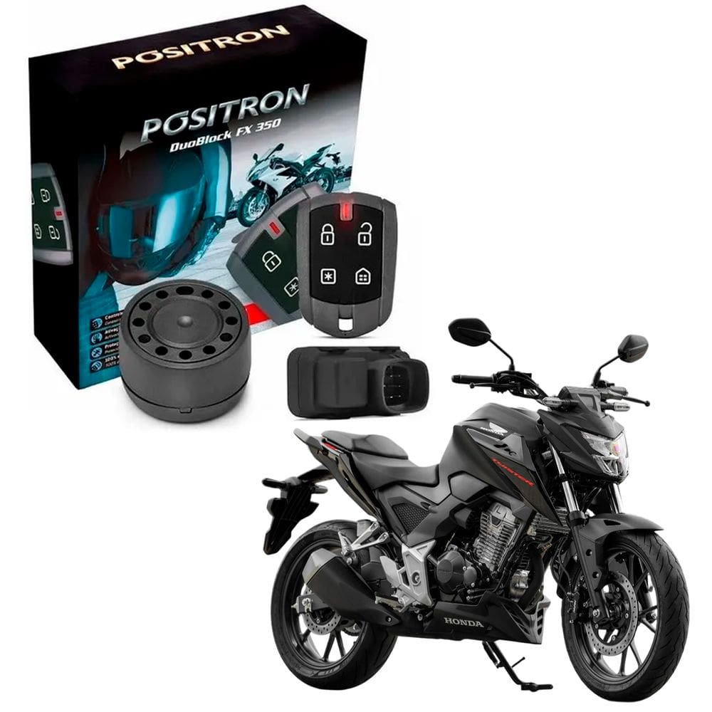 Alarme Moto Positron Dedicado G8 Honda Bros 160 2024 Fx
