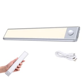 Luminaria LED 3 Tons Sensor Movimento Presença 3 Modos Bateria Recarregavel USB Luz Quarto Sala Armario Cozinha Corredor Escada