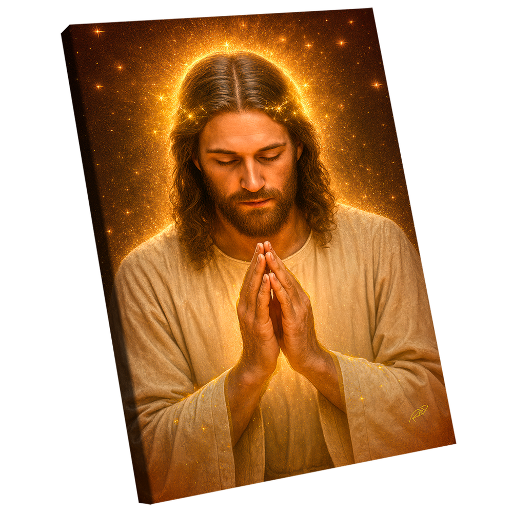 Quadro Decorativo Jesus Orando