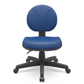 Cadeira Operativa Executiva Backsystem Couro Azul - Plaxmetal