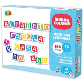 Brinquedo Educativo Jogo Das Letrinhas 72pçs - Ggb Plast