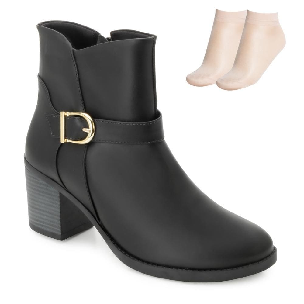 Bota Cano Curto Quiz e Meia QZ25-69198