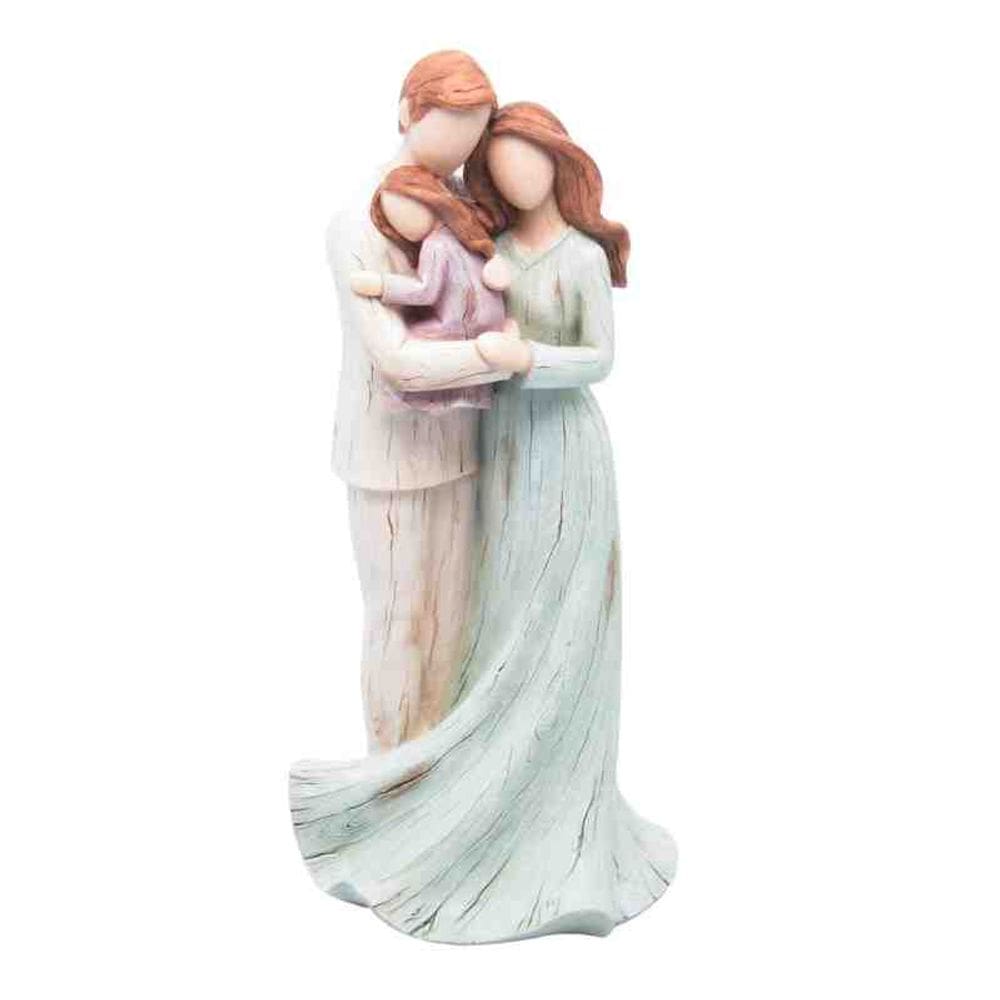 Figura Decorativa Família de Resina Wolff