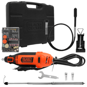Micro Retifica 180w Com Acessorios e Maleta Black&Decker