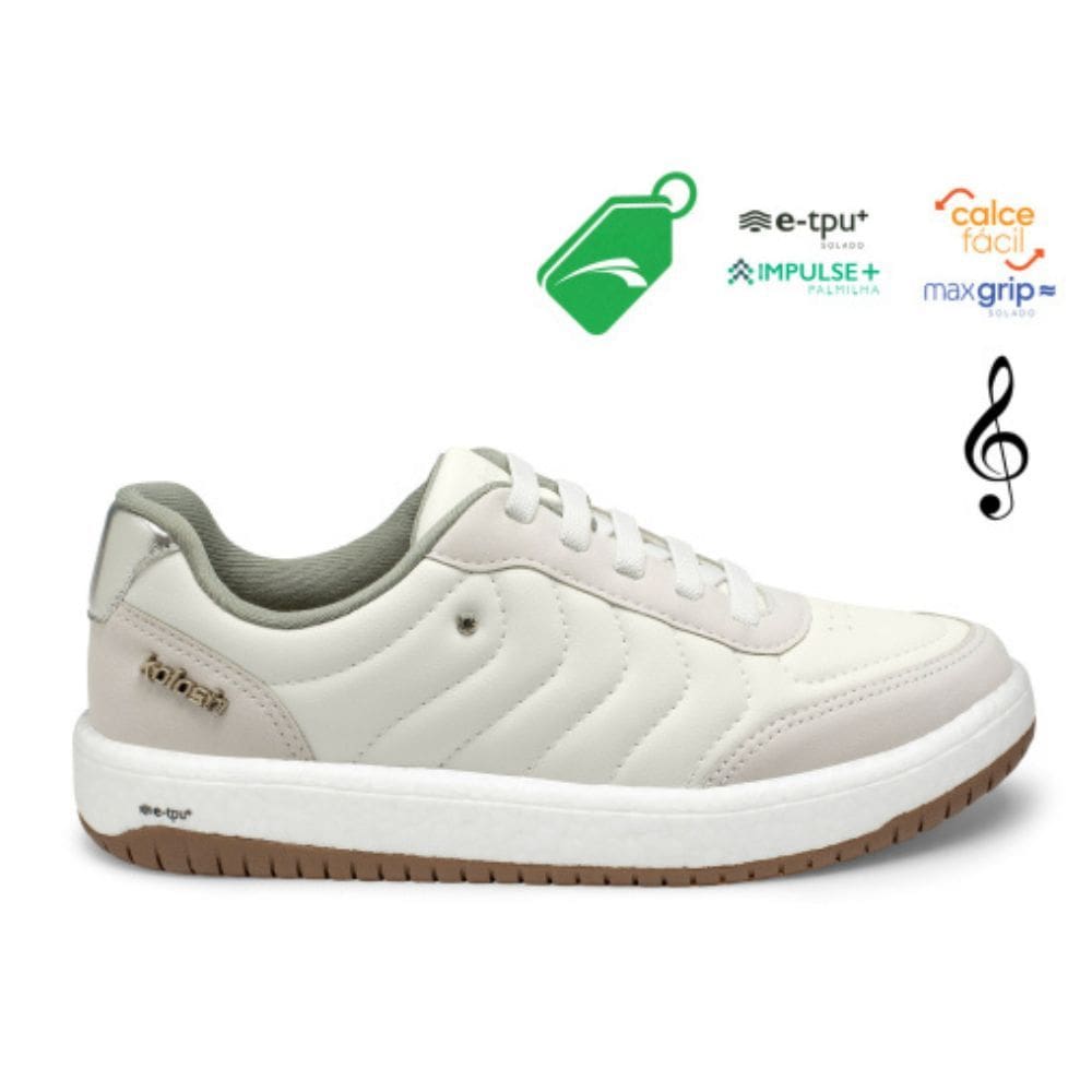 tenis feminino kolosh casual float prata