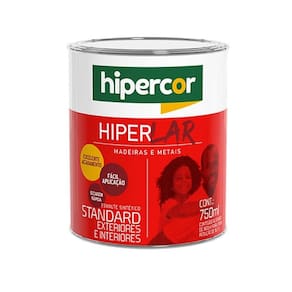 Tinta Esmalte Hiperlar 0750ML Branco Lar Hipercor