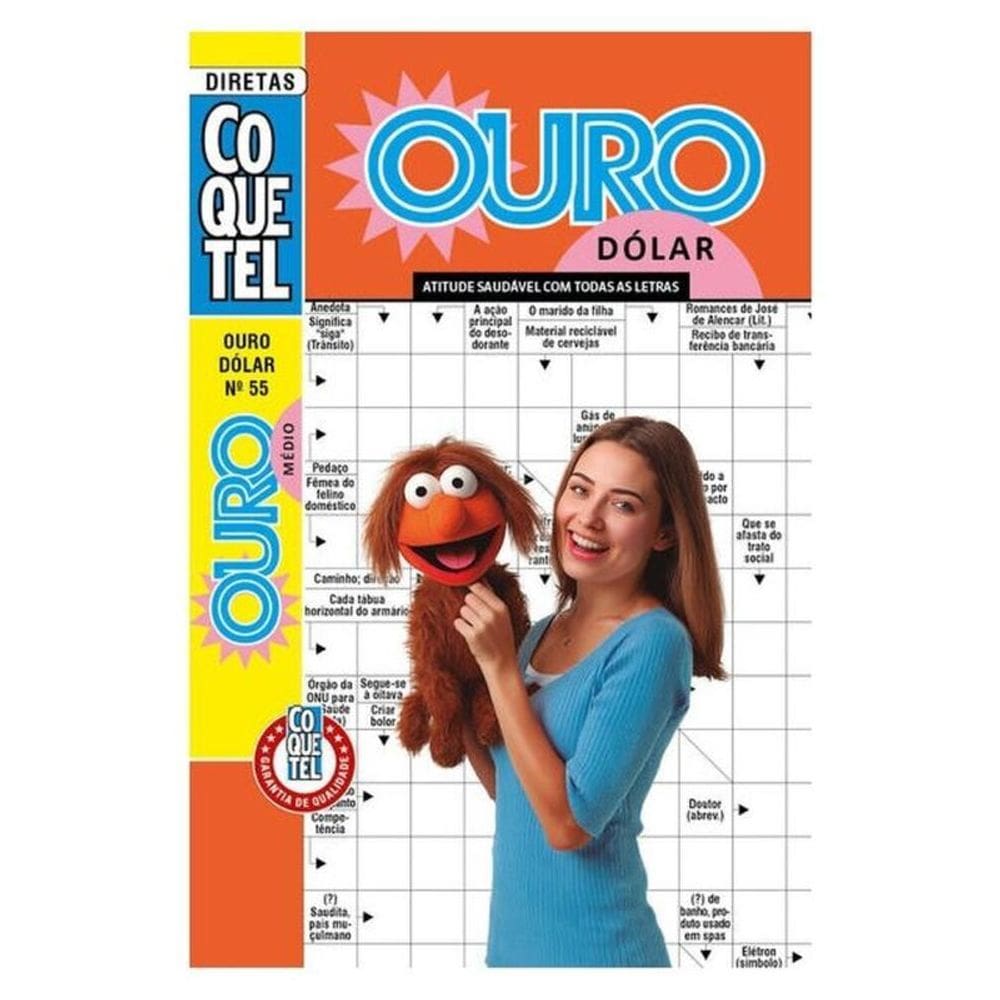 Palavras-Cruzadas Diretas Coquetel Ouro Dólar 55 - Vol. 55