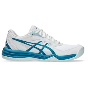 Tênis Asics Court Slide 3 Feminino Branco E Azul