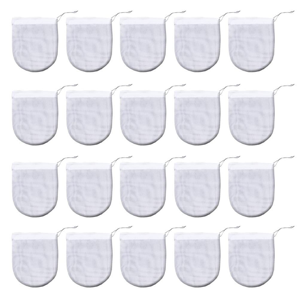 Kit 20 Unidades Filtros para Bomba de Chimarrão Nylon com Cordão para Amarrar Bortonaggio