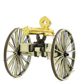 Miniatura De Montar Metal Earth Wild West Gatlin Gun MMS188