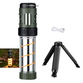 Lampada Repelente Afasta Inseto Mosquito Lanterna LED Tripe USB Bateria Recarregavel Pesca Acampamento Ar Livre Passeio