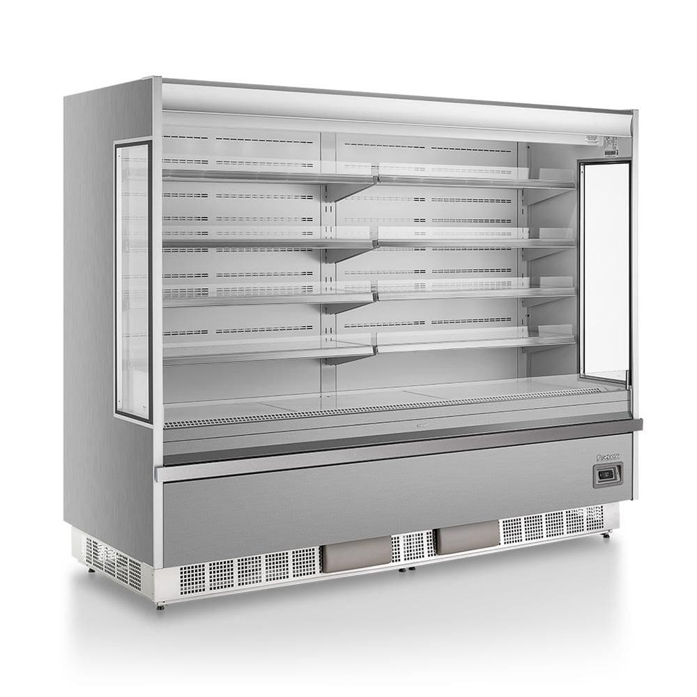 Refrigerador Vertical Aberto 1943 Litros Inox 220V Gelopar GSTO-2400