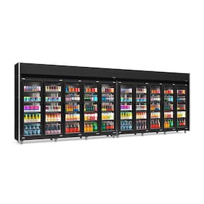 Refrigerador Expositor Vertical 3920 Litros Preto 220V Gelopar GEAS-10P LB