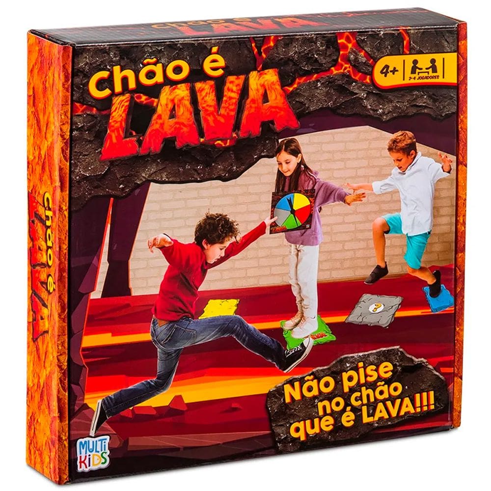 Jogo Chão é Lava BR1773 - Multikids