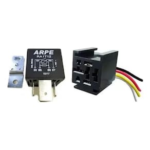 Relé Auxiliar 70A 12V 4 Term C/Chicote Gm Fiat Ford Vw Audi