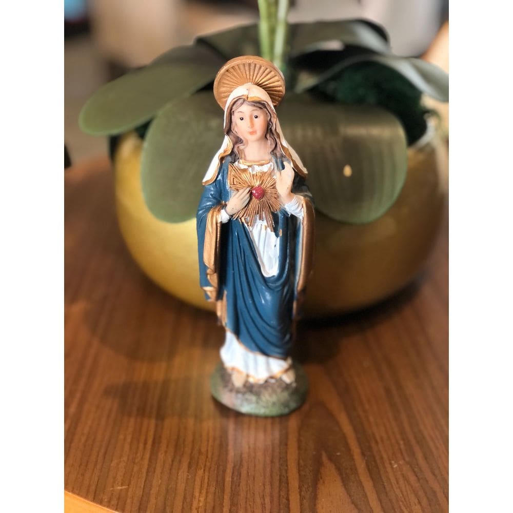 Estatueta de Resina Sagrado Coração de Maria 20CM