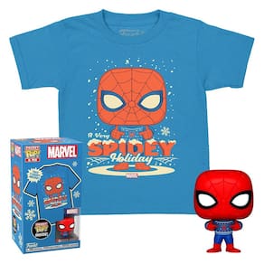 Funko Pop Pocke & Tee Marvel Spider Man Com Camiseta